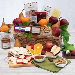 Image of Mother's Day Fruit & Snack Gift Basket