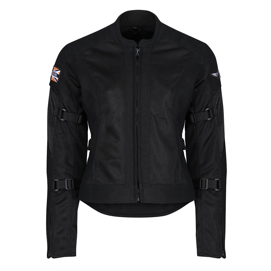 Image of Motogirl Jodie Mesh Noir Blouson Taille M