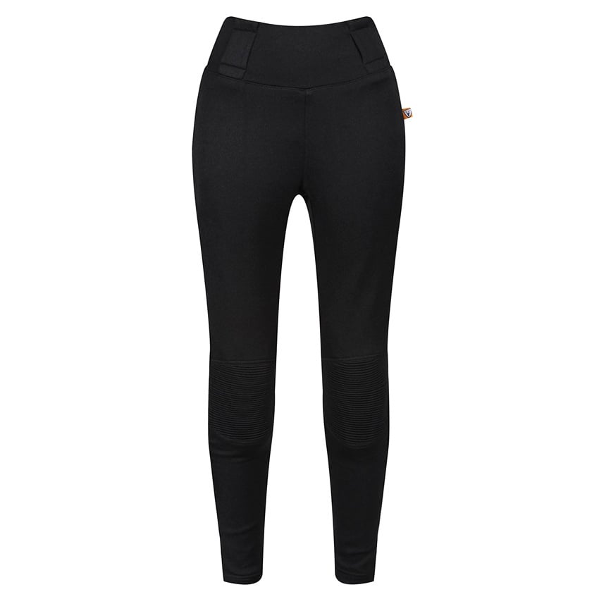 Image of Motogirl Sherrie Noir Legging Courte Pantalon Taille 36