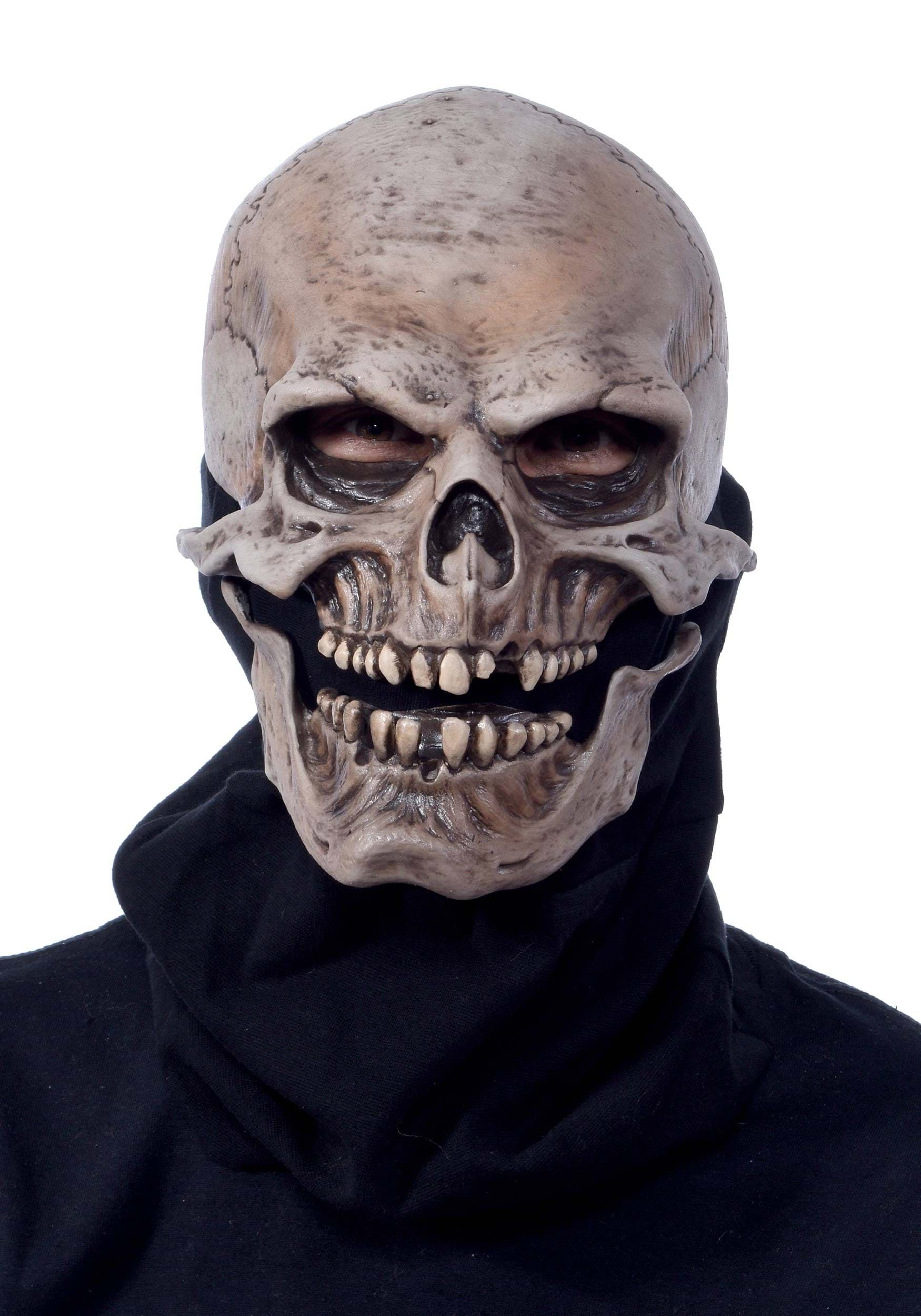 Image of Moving Mouth Skull Mask for Adults ID ZAM6002-ST