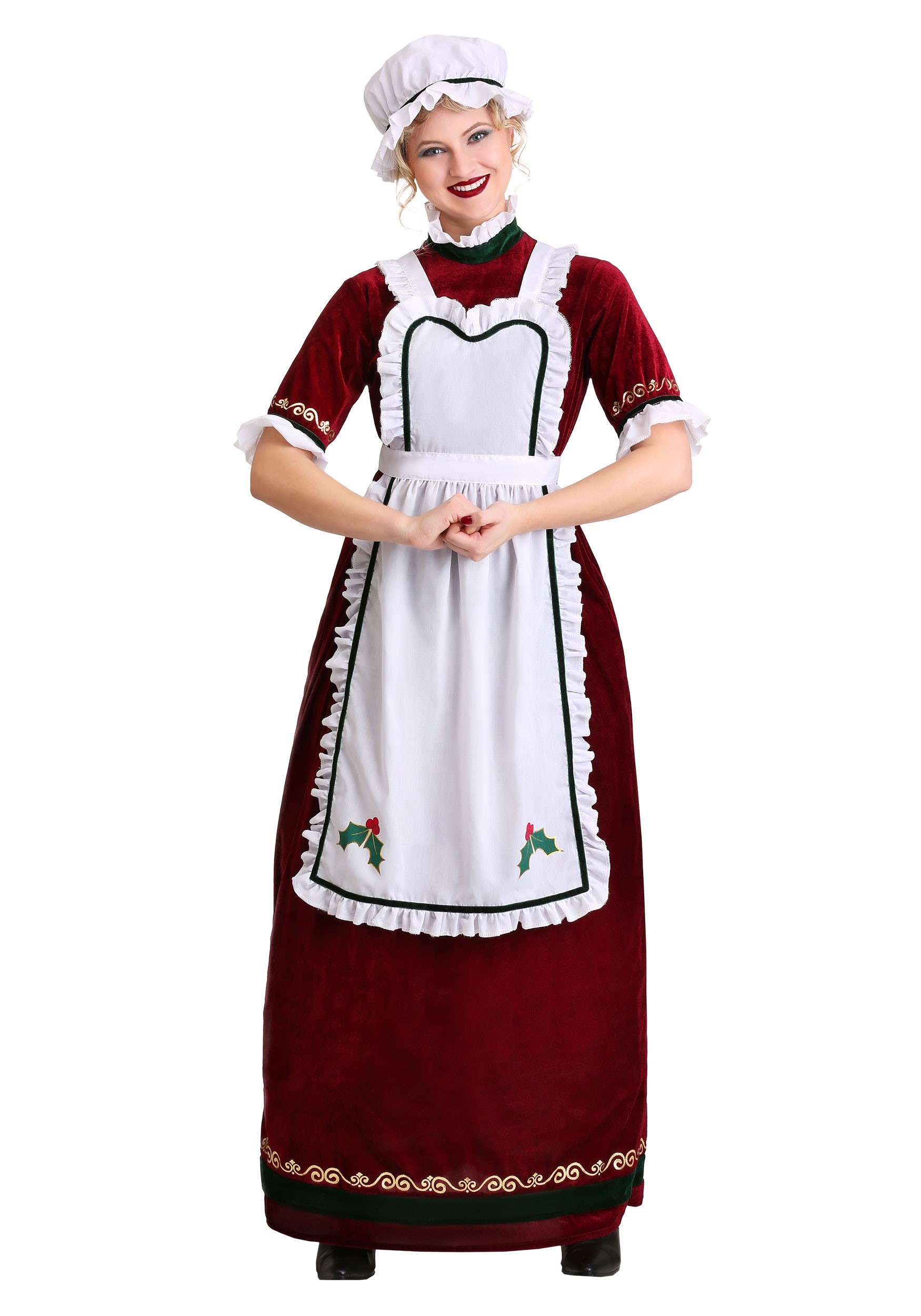 Image of Mrs Claus Costume Holiday ID FUN7098AD-S