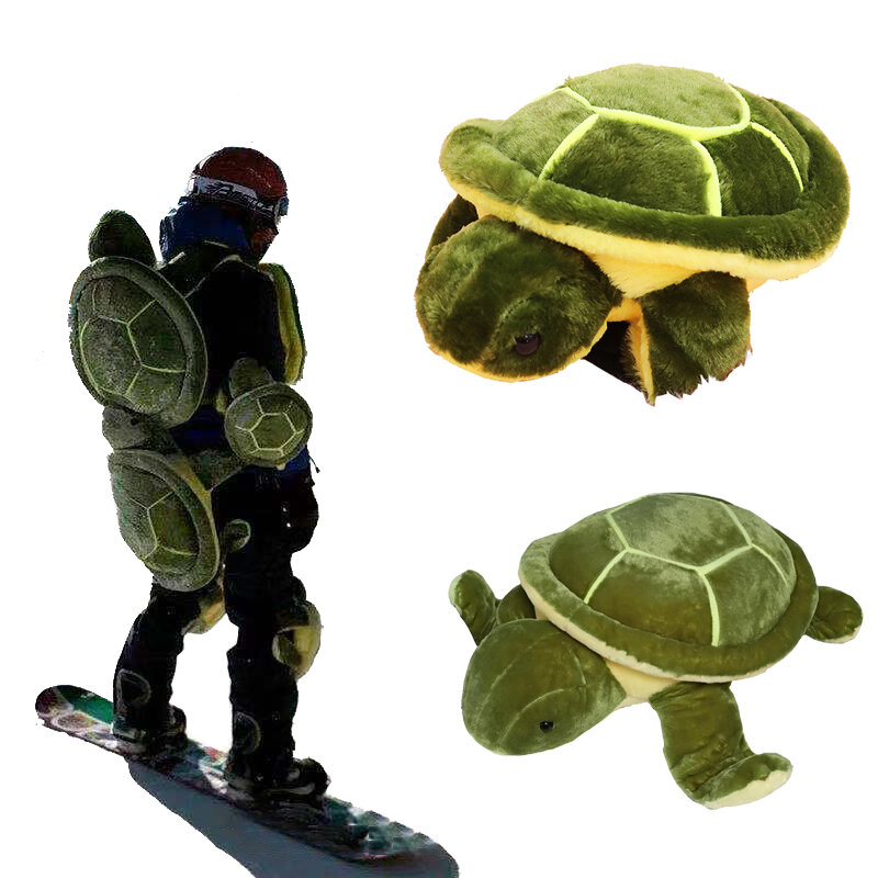 Image of Multi-purpose Adult Ski Protective Equipment Cartoon Turtle Snowboard Hip & Knee Pad Cushion Toys
