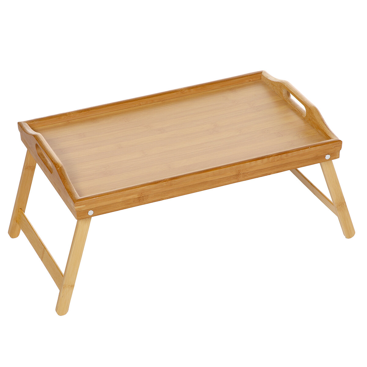 Image of Multifunctional Lazy Mini Home Folding Table Student Dormitory Bed Bamboo Simple Computer Small Table for Home Office