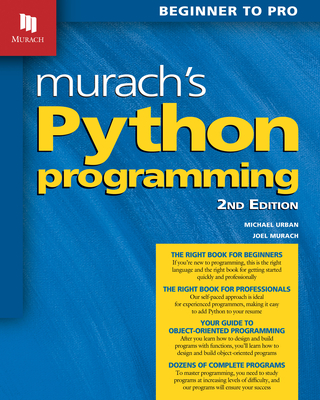 Image of Murach's Python Programming (2nd Edition)