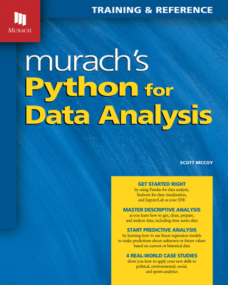 Image of Murach's Python for Data Analysis