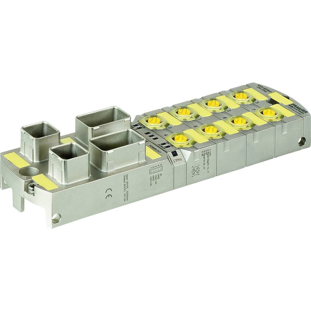 Image of Murrelektronik Murr Elektronik 55563 Sensor & actuator box (active) M12 splitter + steel thread 1 pc(s)