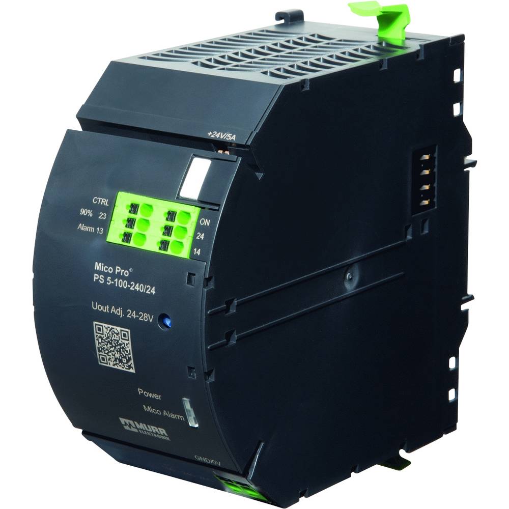 Image of Murrelektronik Rail mounted PSU (DIN) 28 V DC 5 A No of outputs:1 x Content 1 pc(s)