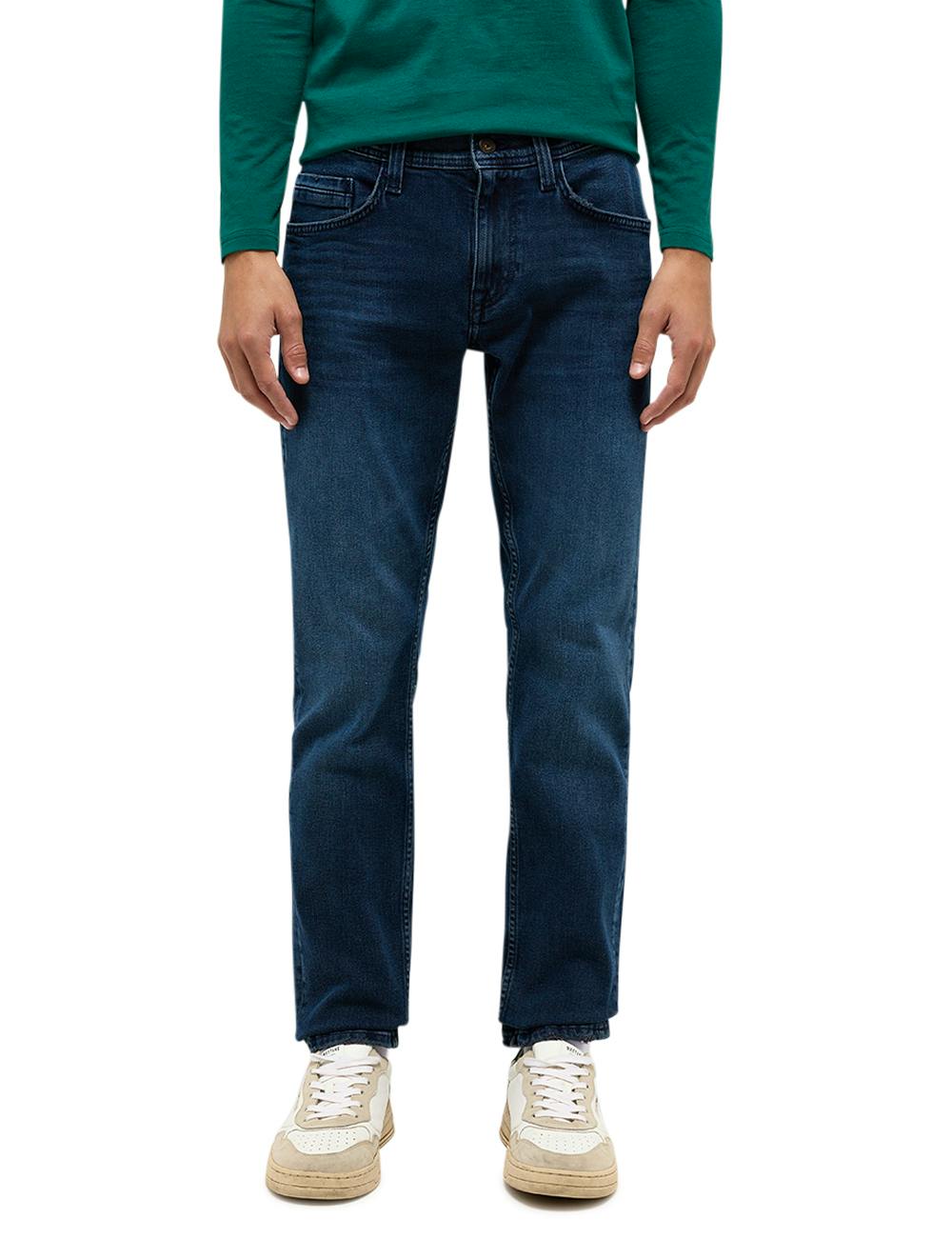 Image of Mustang Jeans Oregon Slim Fit medium blue used extra lang