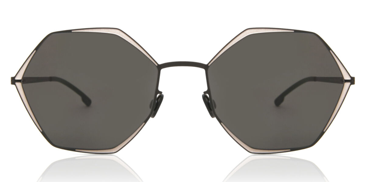 Image of Mykita Alessia 404 55 Lunettes De Soleil Homme Noires FR