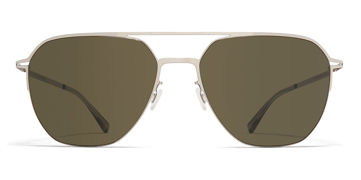 Image of Mykita Amos 051 60 Lunettes De Soleil Homme Argentées FR