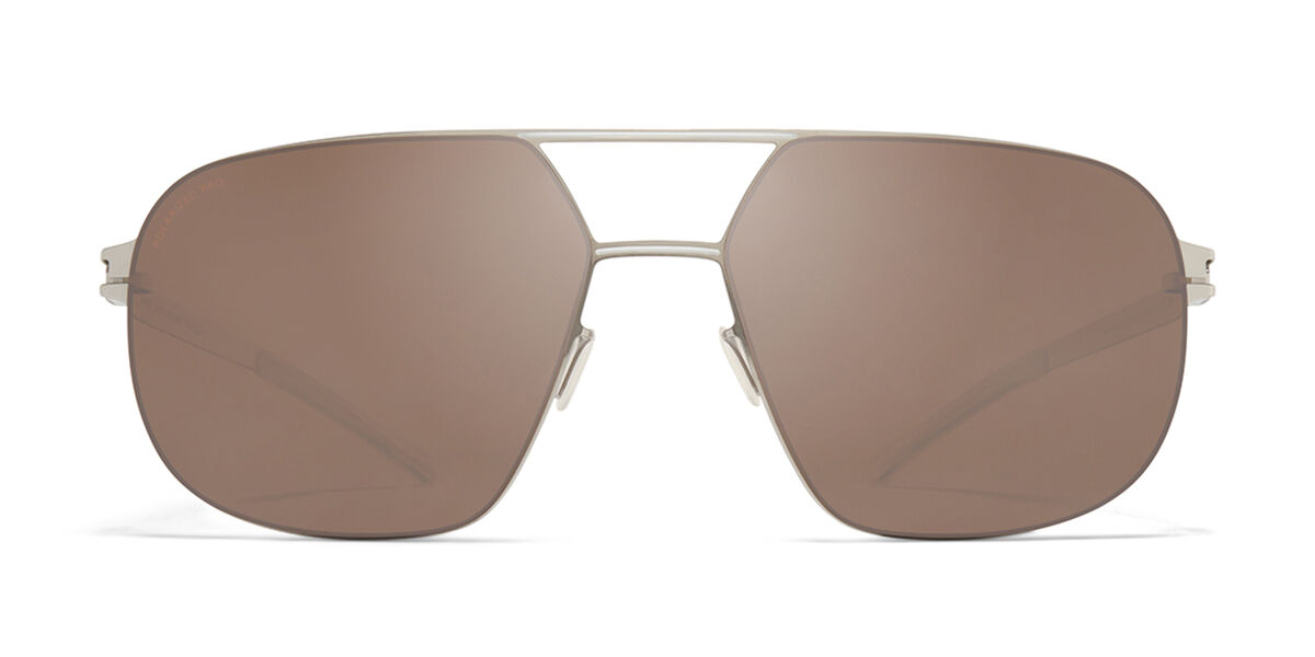 Image of Mykita Angus Polarized 459 Óculos de Sol Prata Masculino BRLPT