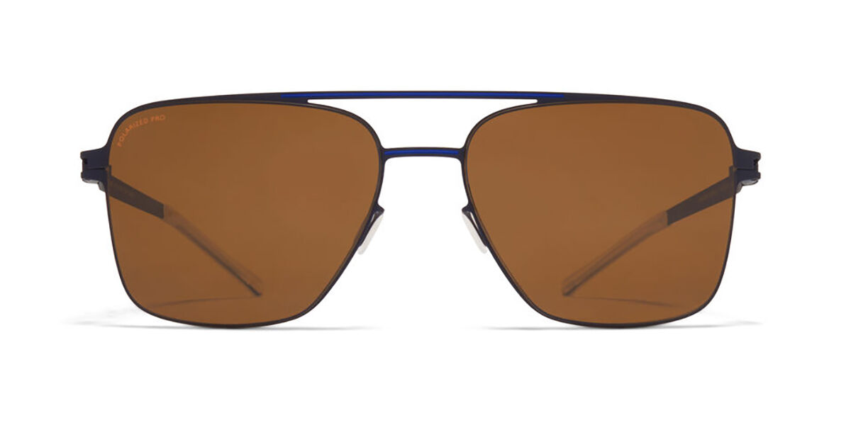 Image of Mykita Bernie Polarized 514 56 Lunettes De Soleil Homme Bleues FR