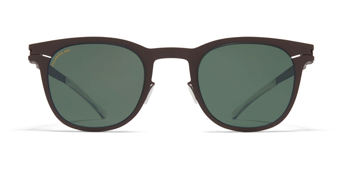 Image of Mykita Callum Polarized 149 47 Lunettes De Soleil Homme Marrons FR