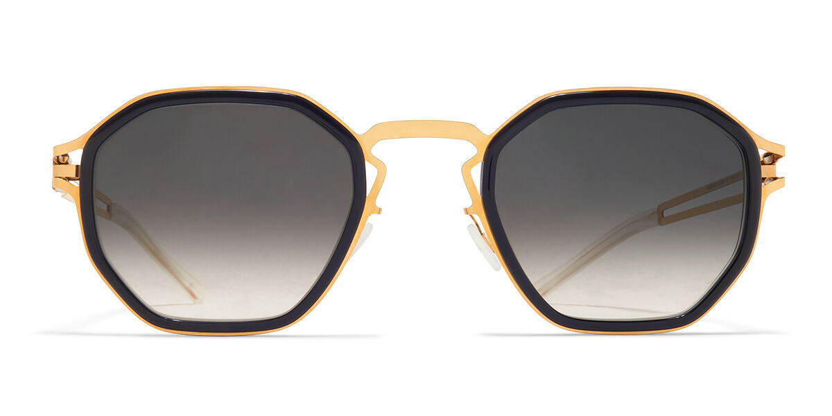 Image of Mykita Gia 768 49 Lunettes De Soleil Homme Dorées FR