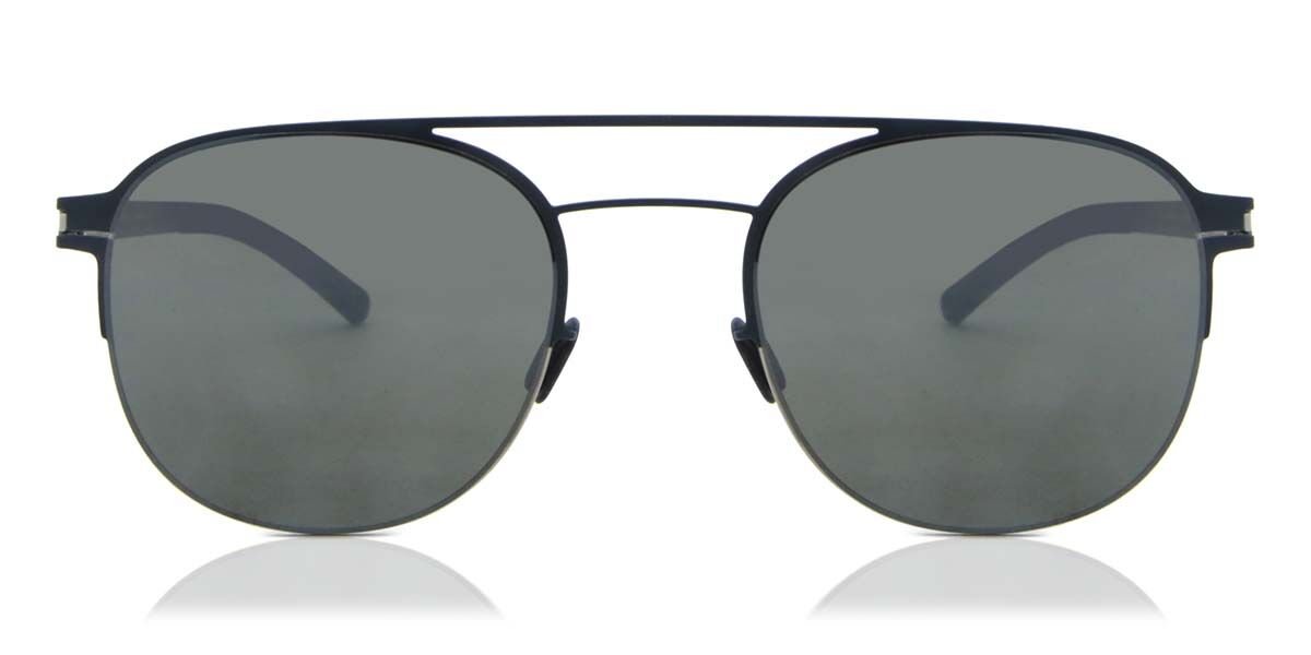 Image of Mykita Park Sliver Navy Óculos de Sol Prata Masculino BRLPT