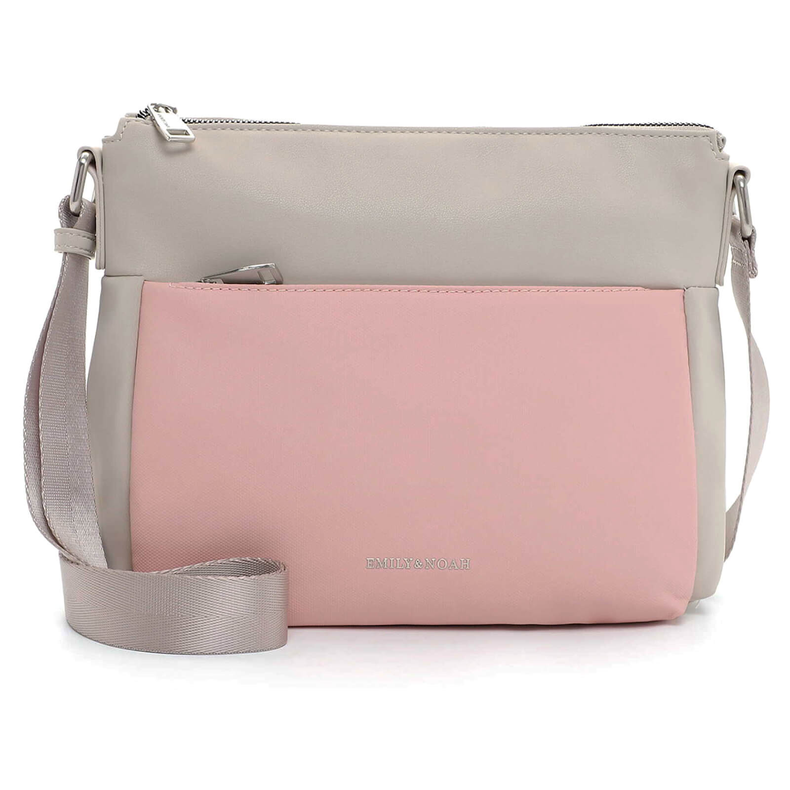 Image of Női Emily & Noah Kalice crossbody táska - szürke-rózsaszín HU