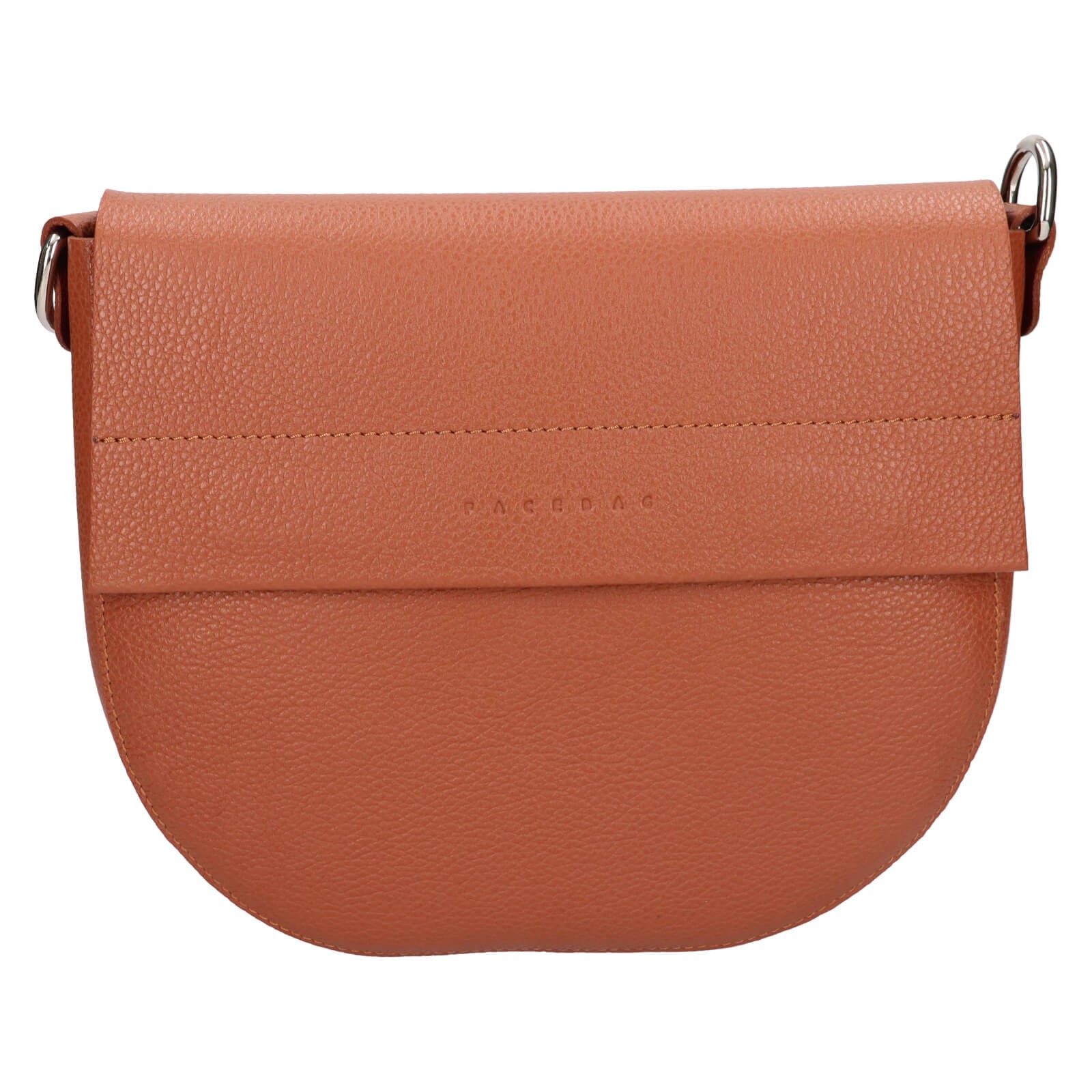 Image of Női bőr crossbody kézitáska Facebag Avela - barna HU