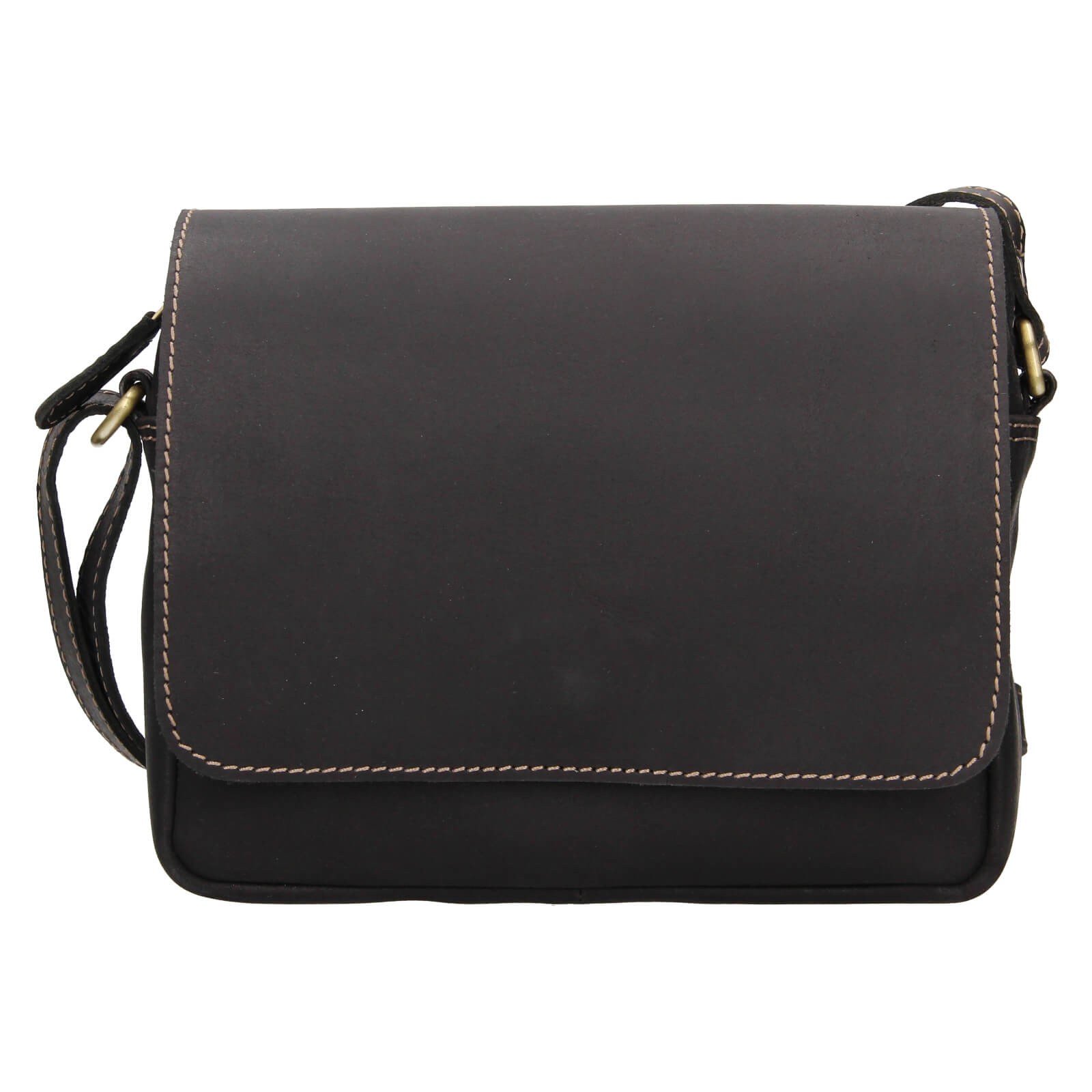 Image of Női bőr crossbody kézitáska HGL Magda - fekete HU