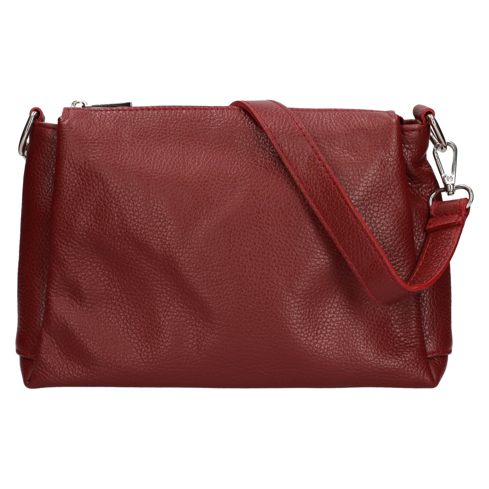 Image of Női bőr crossbody kézitáska Italia Tamara - sötét vörös HU