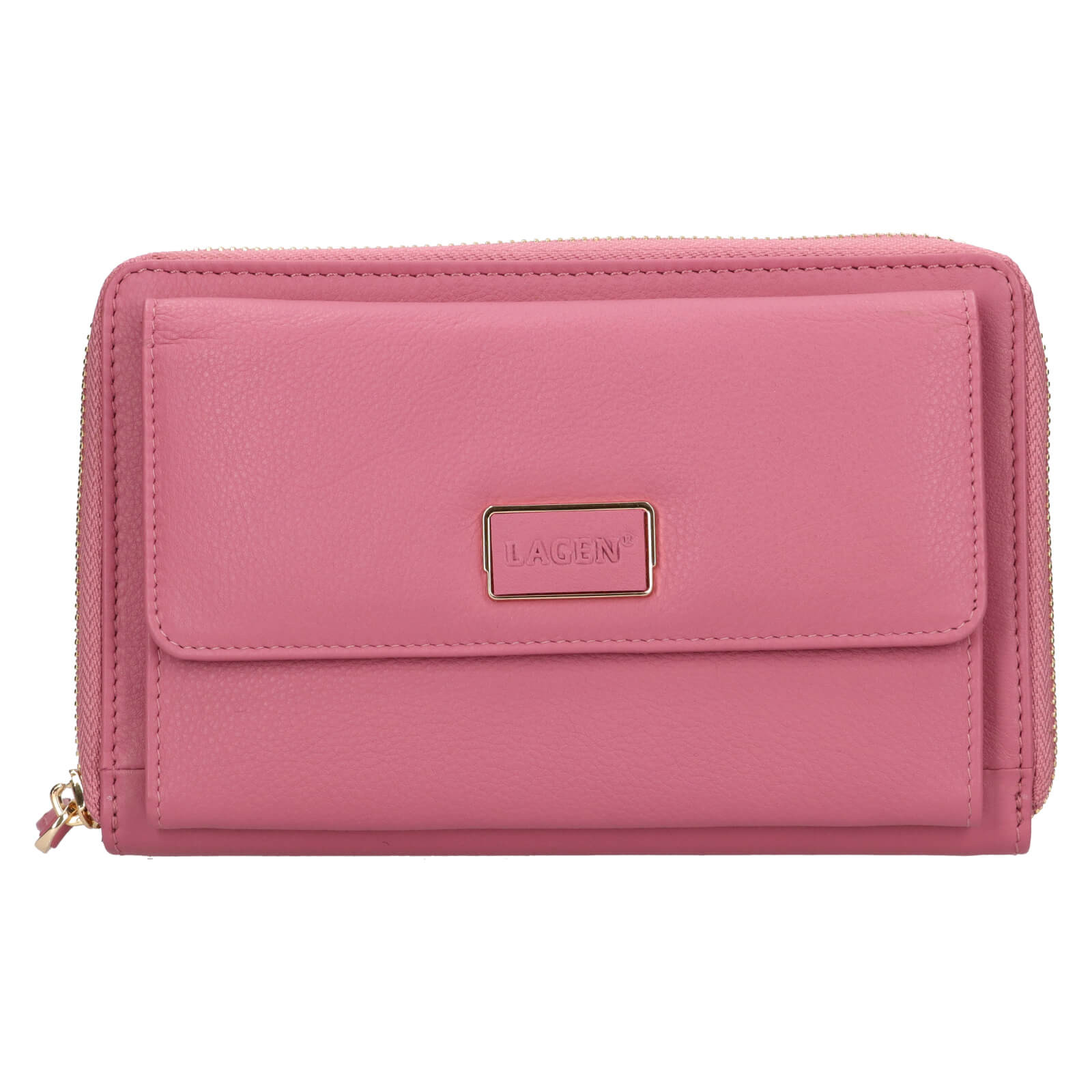 Image of Női bőr pénztárca-Lagen Ghitae - rózsaszín HU