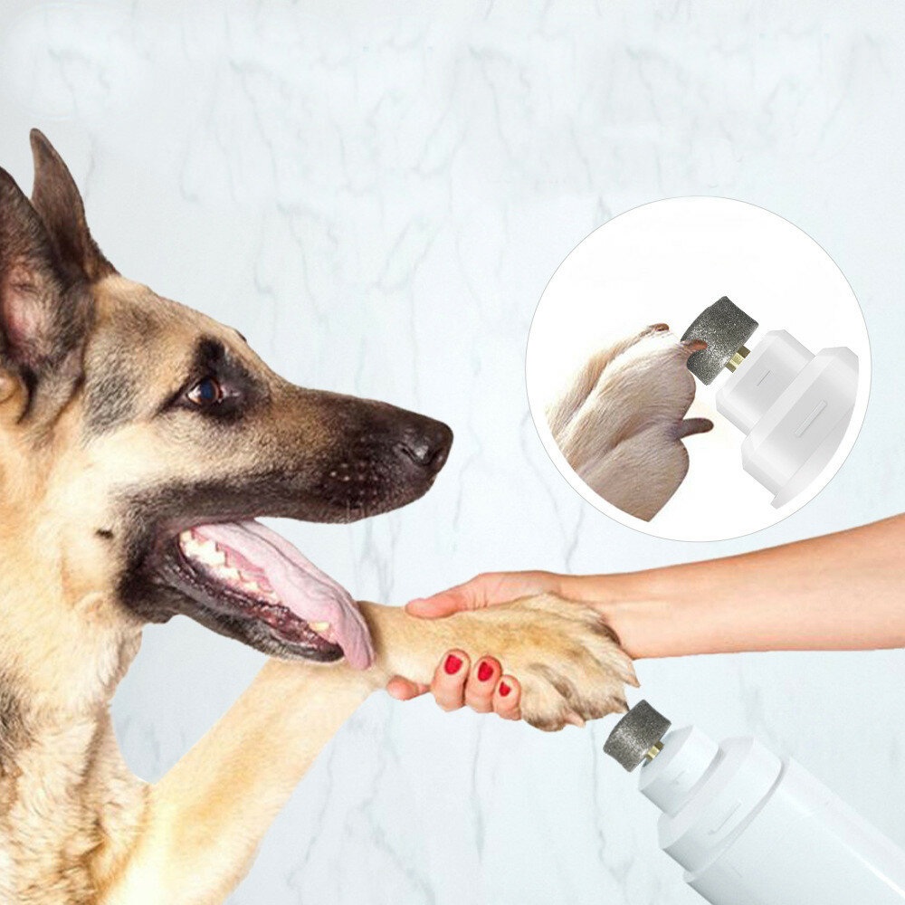 Image of N10 2-Speed Dog Nail Grinder Professional Electric Rechargeable Pet Nail Trimmer Painless Paws Grooming & Smoothing for