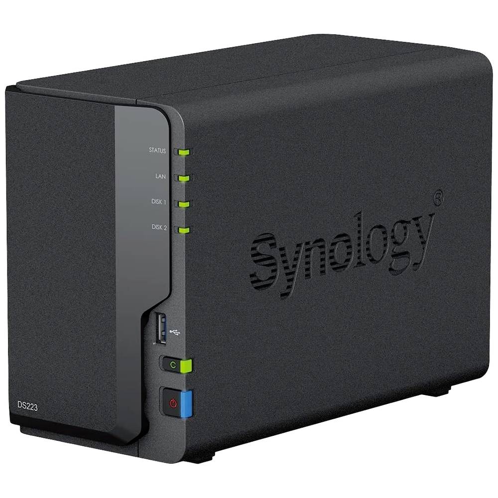 Image of NAS server Refurbished (good) 4 TB Synology DS223-4TB-FR DS223-4TB-FR Wake-on-LAN/WAN Power on/off
