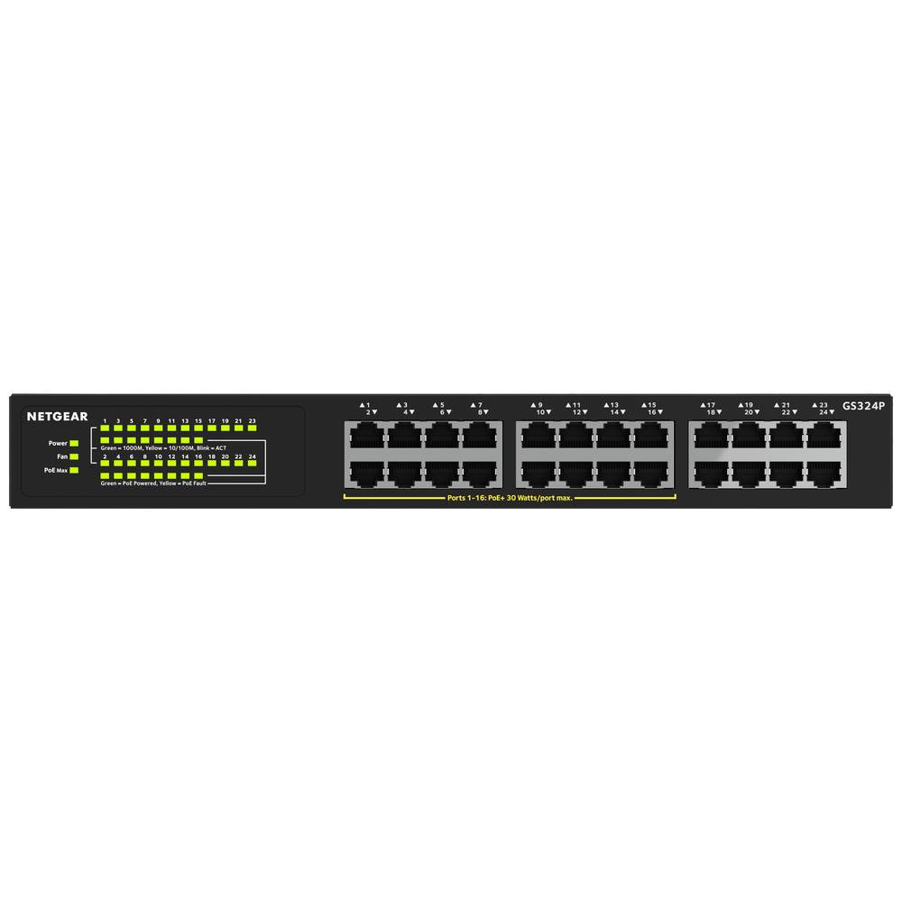 Image of NETGEAR GS324P Network RJ45 switch 24 ports 1 GBit/s PoE