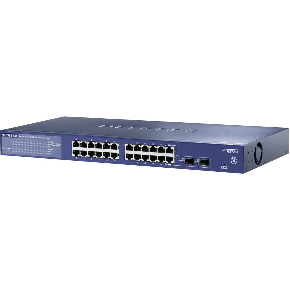 Image of NETGEAR GS724T 19 switch box 24 + 2 ports 1 GBit/s