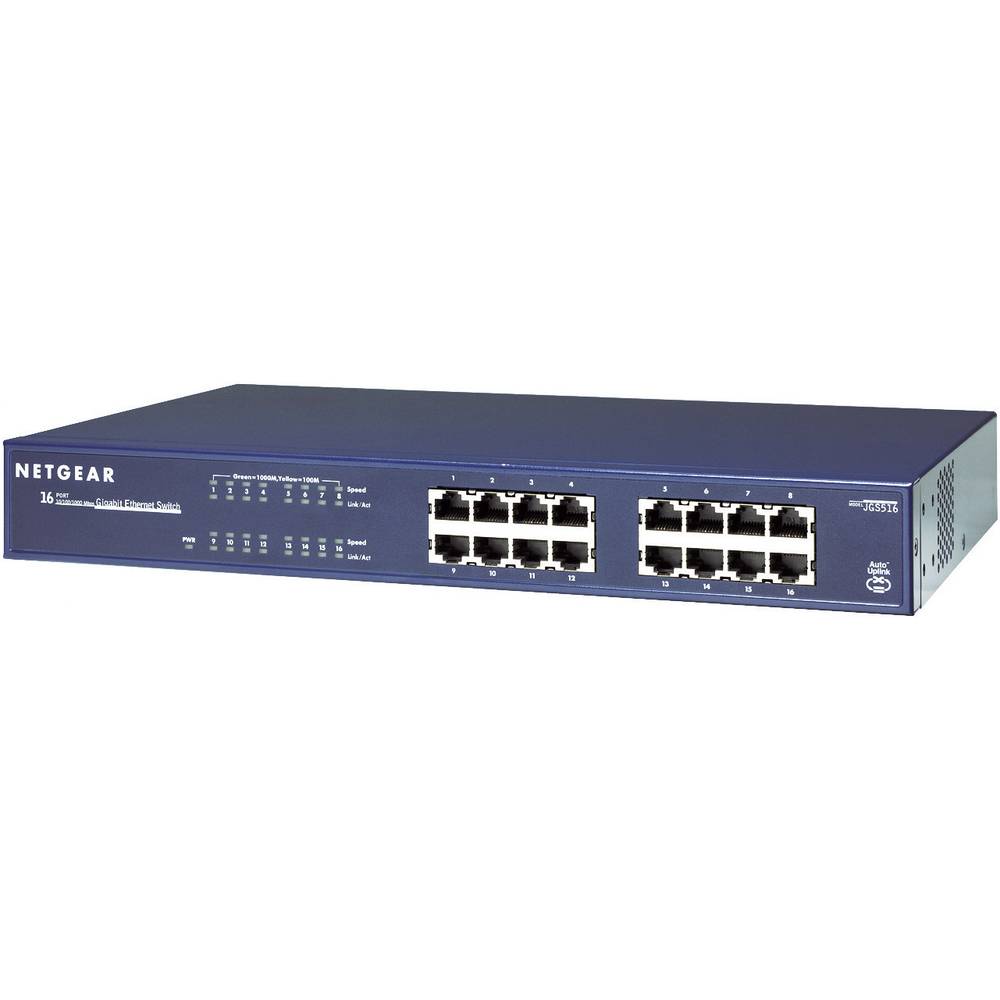 Image of NETGEAR JGS516 v2 19 switch box 16 ports 1 GBit/s