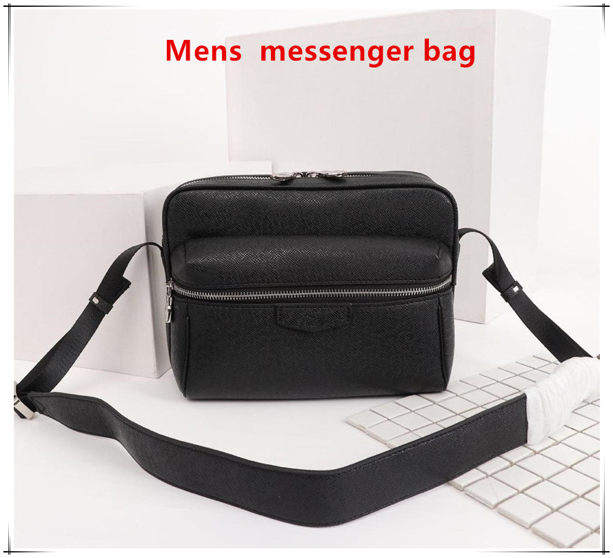 Image of NEW Mens Shoulder Bags canvas leather Designers Messenger Bag Famous Trip Postman Classic Handbag Briefcase Crossbody Good quality Wallet Pu