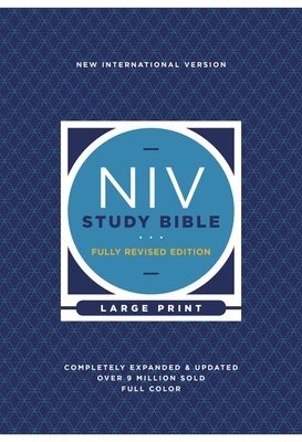 Image of NIV Study Bible Fully Revised Edition Large Print Hardcover Red Letter Comfort Print