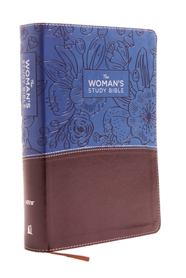 Image of NIV the Woman's Study Bible Imitation Leather Blue/Brown Full-Color: Receiving God's Truth for Balance Hope and Transformation