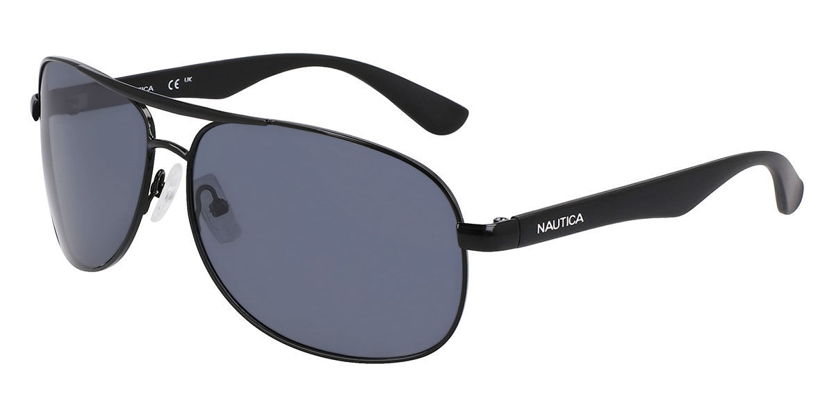 Image of Nautica N2245S 001 Óculos de Sol Pretos Masculino PRT