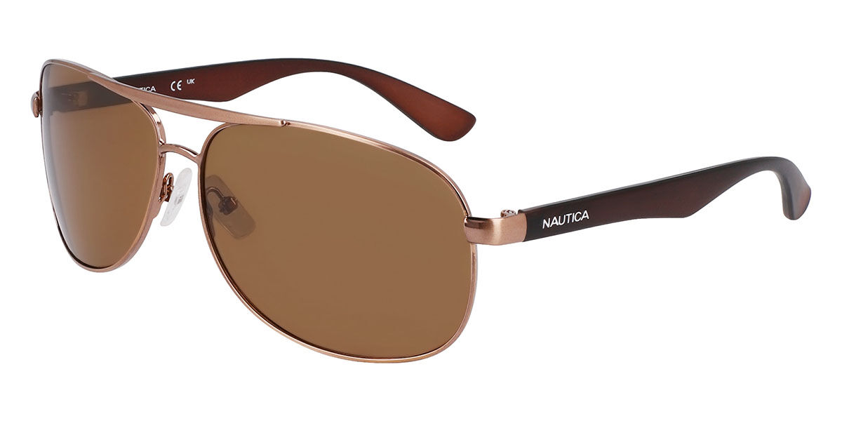 Image of Nautica N2245S 200 Óculos de Sol Marrons Masculino PRT