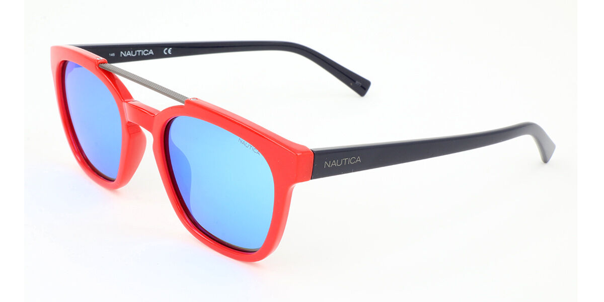 Image of Nautica N3638SP Polarized 620 Óculos de Sol Vermelhos Masculino BRLPT