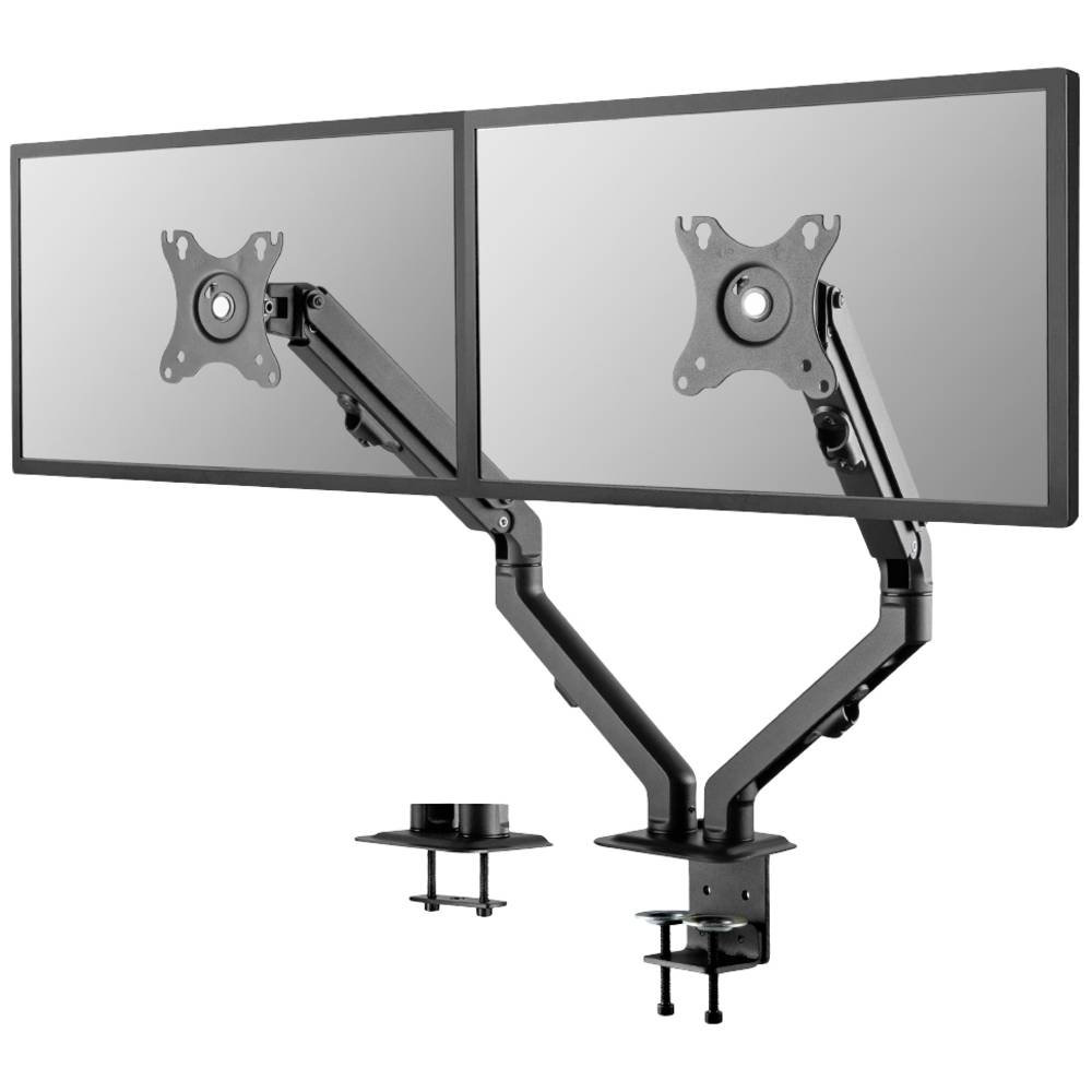 Image of Neomounts FPMA-D650DBLACK Monitor desk mount 432 cm (17) - 686 cm (27) Tiltable Swivelling Swivelling