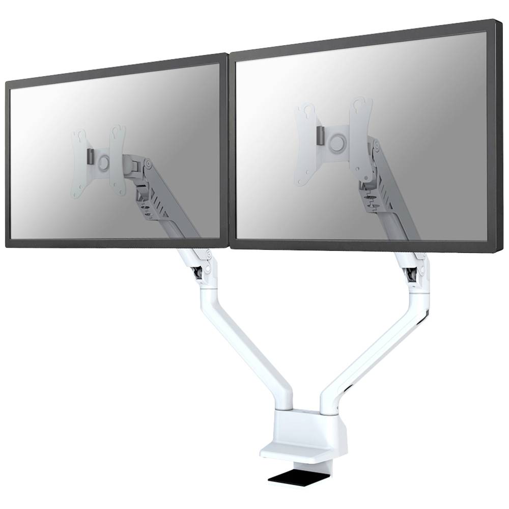 Image of Neomounts FPMA-D750DWHITE2 2x Monitor desk mount 254 cm (10) - 813 cm (32) White Swivelling/tiltable