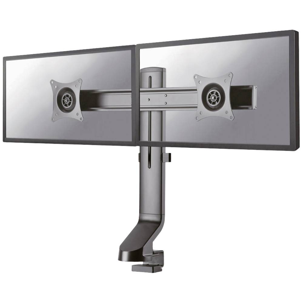 Image of Neomounts FPMA-D860DBLACK 2x Monitor desk mount 254 cm (10) - 686 cm (27) Black Tiltable Swivelling Swivelling