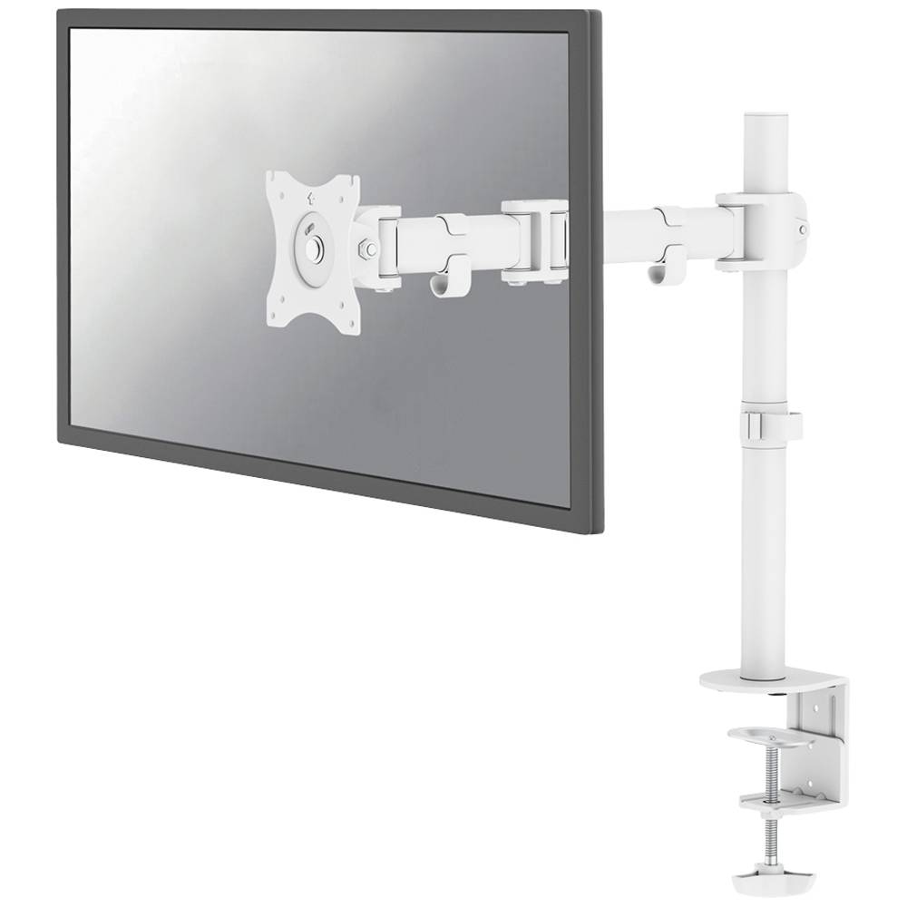 Image of Neomounts NM-D135WHITE 1x Monitor desk mount 254 cm (10) - 762 cm (30) White Swivelling Swivelling Tiltable