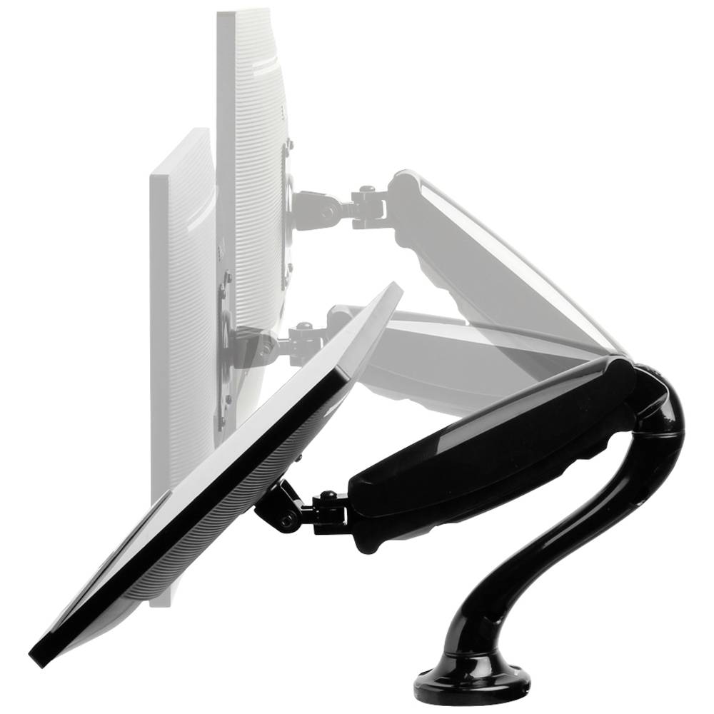 Image of Neomounts NM-D500BLACK 1x Monitor desk mount 254 cm (10) - 762 cm (30) Black Tiltable Swivelling