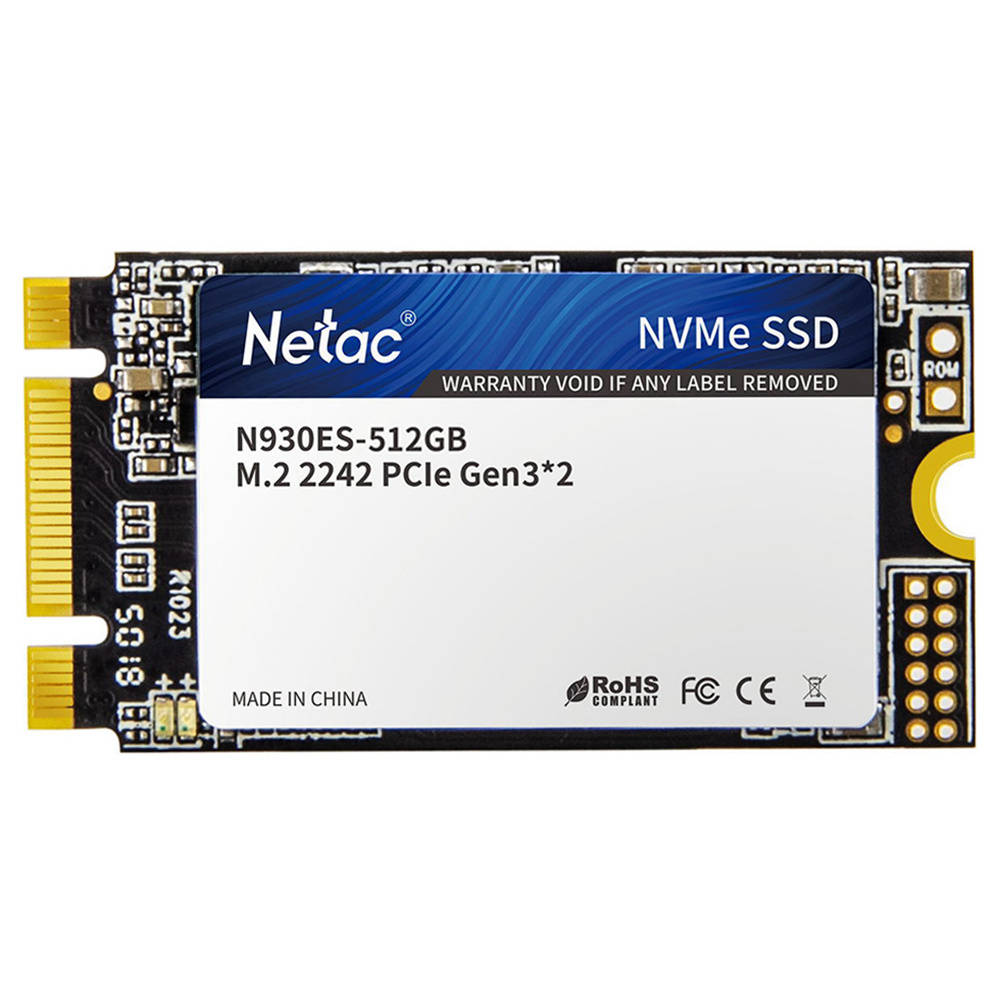 Image of Netac N930ES NVMe M2 512GB SSD Internal Solid State Drive Reading Speed 2000MB/s