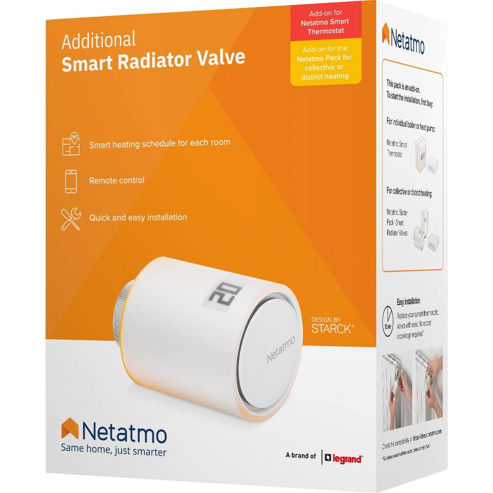 Image of Netatmo Wireless thermostat head