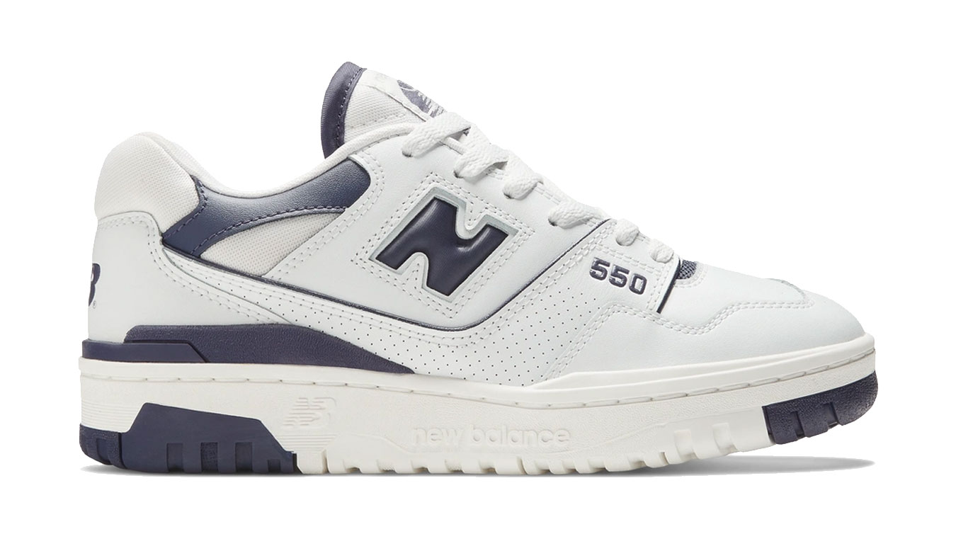 Image of New Balance 550 White Dark Mercury HU