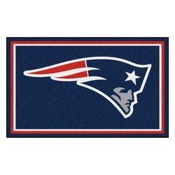 Image of New England Patriots Floor Rug - 4x6