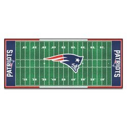 Image of New England Patriots Football Field Runner Rug