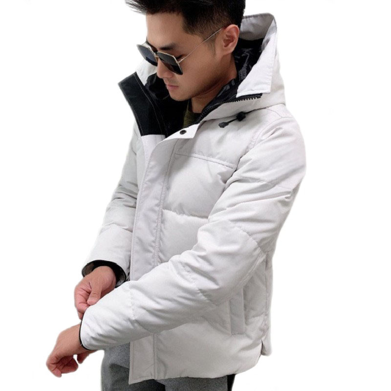 Image of New style Outdoor Winter Men Leisure Jassen Chaquetas Parka white duck Outerwear Hooded keep warm down jacket Manteau fashion classic Coat Size:Xs-3XL