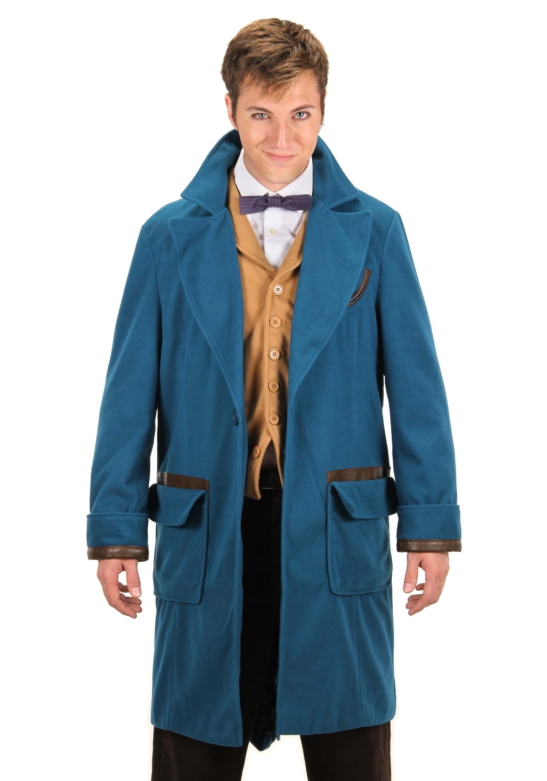 Image of Newt Scamander Coat Costume Fantastic Beasts and Where to Find Them ID EL400021-L/XL