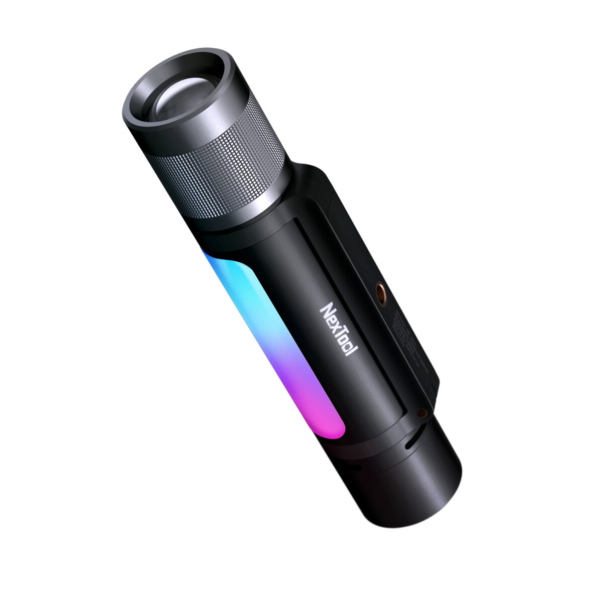 Image of Nextool 12 In 1 900lm 245M Music Pulse Lamp Telescopic Focus Long Range LED Flashlight Torch With 18650 Power Bank Syste