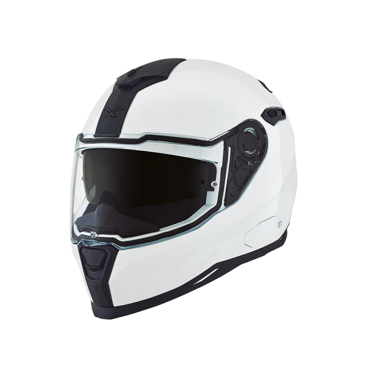 Image of Nexx SX100 Core Edition White Full Face Helmet Size M ID 5600427059725