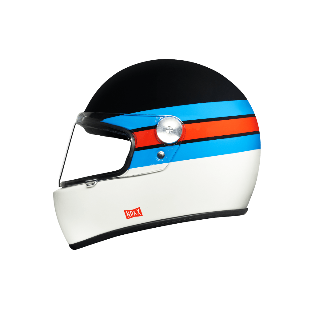 Image of Nexx XG100R Gallon Blue Red Full Face Helmet Size L EN